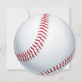 野球 招待状 (正面)