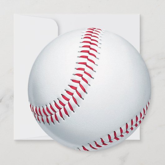 野球 招待状 (正面)