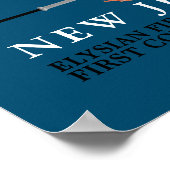 野球、最初の競技 ポスター (角)