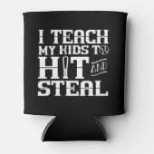 野球 – 私の教え子供達はヒットし、盗む – ba 缶クーラー (正面)