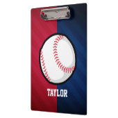 野球(赤、白、青) クリップボード (左)