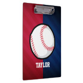 野球(赤、白、青) クリップボード (右)