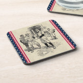 野球：選手の飲料用コースター コースター (左側)