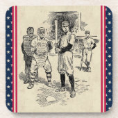 野球：選手の飲料用コースター コースター (正面)