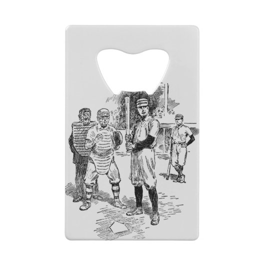 野球：選手 クレジットカード栓抜き (裏面)