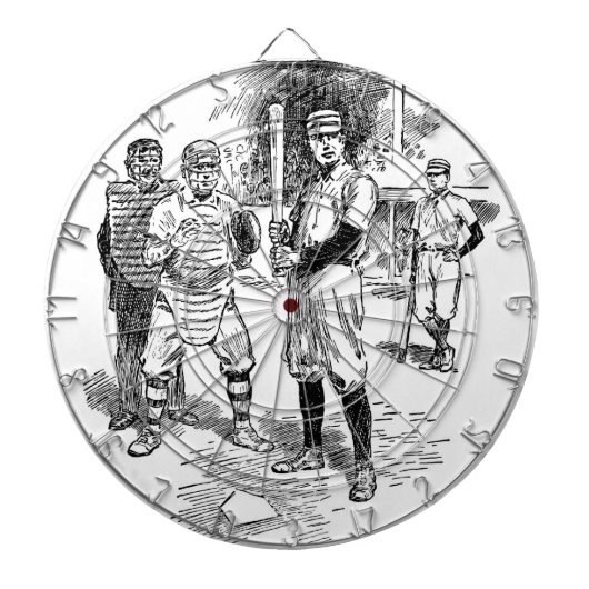 野球：選手 ダーツボード (正面)