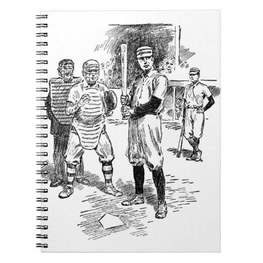 野球：選手 ノートブック (正面)