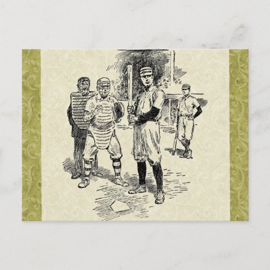 野球：選手 ポストカード (正面)