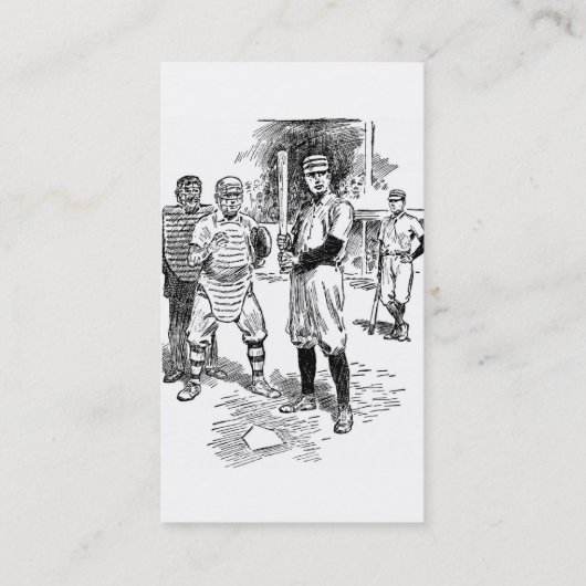 野球：選手 名刺 (裏面)