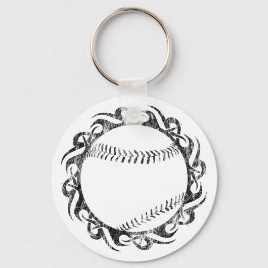 野球。部族的。 キーホルダー (正面)