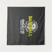 野球 - 野球がもっと大きくなる タペストリー (正面(横))