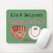 野球・野球グローブチーム マウスパッド (マウス)