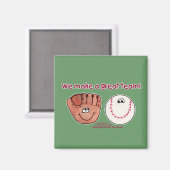 野球・野球グローブチーム マグネット (正面/裏面)