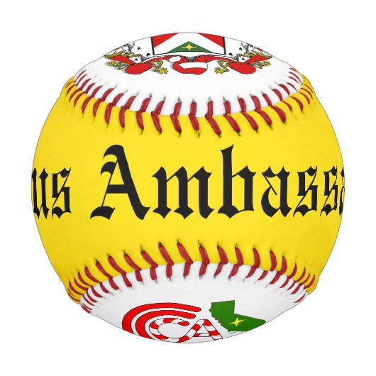 野球 – CCCA パーソナライズされた 野球ボール (裏面)