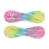 野球 – groovyピンクティール（緑がかった色）絞り染め パーソナライズされた 野球ボール (パネル)