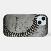 野球 iPhone 15ケース (裏面横)