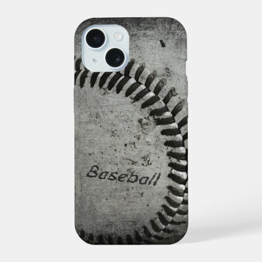 野球 iPhone 15ケース (裏面)