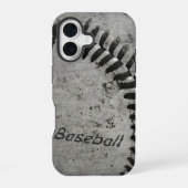 野球 iPhone 16ケース (裏面)