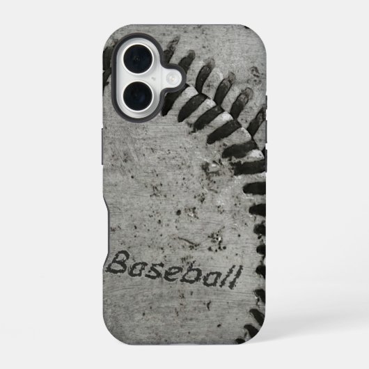 野球 iPhone 16ケース (裏面)