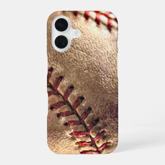野球 iPhone 16ケース (裏面)