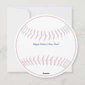 野球 MVP オーダーメイド 父の日 シーズンカード (裏面)