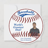 野球 MVP オーダーメイド 父の日 シーズンカード (正面)