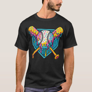 野球 Respect The Drip アイスクリーム ゲーム スポーツ Tシャツ