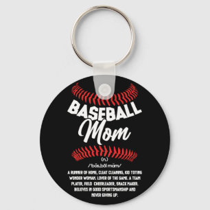 野球MOM定義スポーツソフトボール キーホルダー
