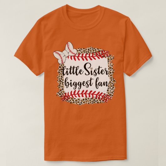 野球Plのための野球小姉一番のファン Tシャツ (デザイン正面)