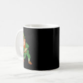 野球St patricks dayレプレチャンバッター コーヒーマグカップ (正面左)