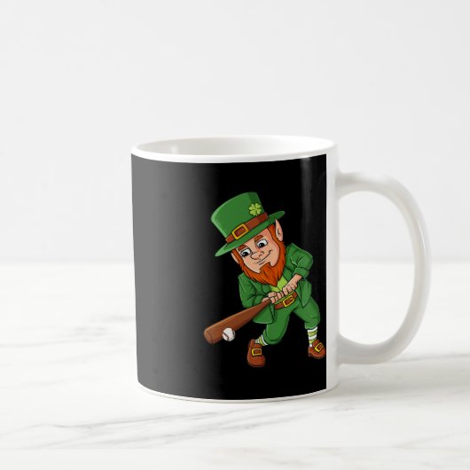 野球St patricks dayレプレチャンバッター コーヒーマグカップ (右)