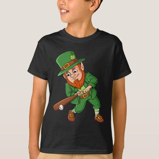 野球St patricks dayレプレチャンバッター Tシャツ (正面)