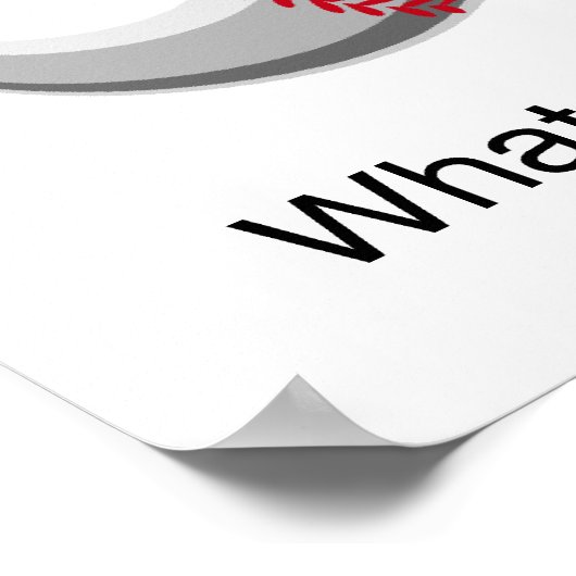 野球Tシャツとギフト ポスター (角)