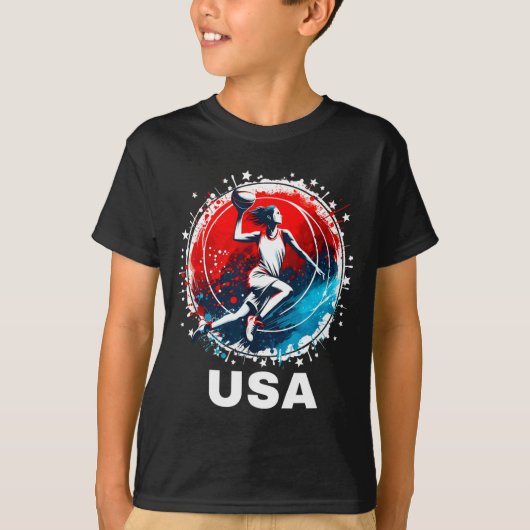 野球USAゴーUSAチーム Tシャツ (正面)