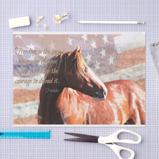 野生および愛国心が強いティッシュのギフトの紙 薄葉紙 (クラフト)