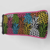 野生および甘いパイナップル ゴルフヘッドカバー (正面)