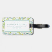 野生および自由なパターン ラゲッジタグ (裏面横)