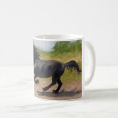 野生およびFresianのマグ コーヒーマグカップ (正面右)