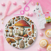 野生お洒落のキノコ ペーパープレート (パーティー)
