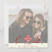 野生お洒落バラ植物園写真結婚の 招待状 (裏面)