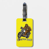 野生があるために生まれて下さい ラゲッジタグ (裏面縦)