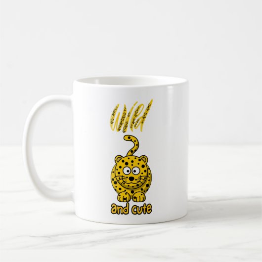 野生で可愛い コーヒーマグカップ (左)