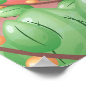 野生で生まれた子供の部屋ポスター 名前と年付き ポスター (角)