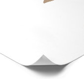 野生で自由なアラオウム熱帯葉 ポスター (角)