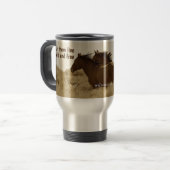 野生で自由に生きよう トラベルマグ (正面左)