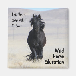 野生で自由に生きよう マグネット