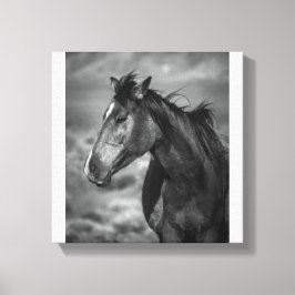 野生で自由 キャンバスプリント