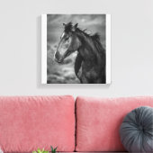 野生で自由 キャンバスプリント (インサイチュ (リビング))