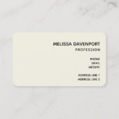 野生とエキゾチックのヒョウのプリントパターン 名刺 (裏面)