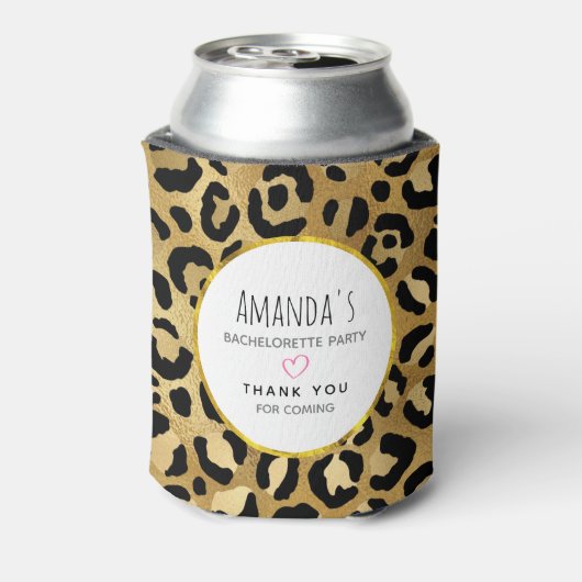 野生とエキゾチックのヒョウ柄の文字セット 缶クーラー (缶裏面)